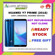 HUAWEI Y7 PRIME 2018, Y7 PRO (4+64GB) TELEFON MURAH ORIGINAL GAMING SMARTPHONE MOBILE PHONE HANDPHONE GADGET NETFLIX