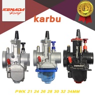 Kenada RACING Carburetor Carburetor PWK 21 24 26 28 30 32 34mm BLUE BLACK KX 85 Ninja R RR Universal