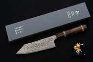 🇯🇵二唐 SG-2 粉末鋼 暗紋 文化刀  劍型三德刀 180mm 💓 黑柿木上下白水牛圈 💓 日本高級廚刀 💓 二唐刃物鍛造所 Nigara Hamono