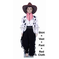 Children Kids Cowboy Costume America Wild Wild West Costume Movie Character Story Book Character Car