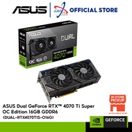 ASUS GeForce RTX4070 TI SUPER DUAL OC 16GB DDR6X GRAPHICS CARD ( DUAL-RTX4070TIS-O16G )