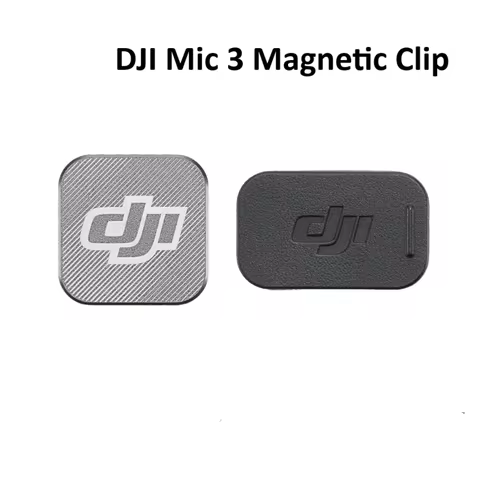 DJI Mic 3 Microphone Magnet, Magnetic Clip, and Clip Magnet, Genuine DJI Microphone Accessories