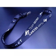 Team secret waterproof id card strap ready stock | Waterproof full printing secret team lanyard