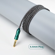 CHIGINS L200 MMCX Balanced Headphone Cable 4.4 Plug Single Crystal Copper Silver Dipped Audio Cable 