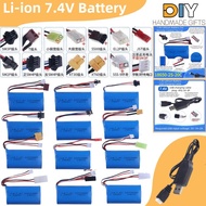 Li-ion 18650 7.4v 12000mAh Lithium Battery Large Capacity Remote Control Toy Car Four-wheel Drive Hi