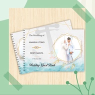 Custom Photo Guest Book Wedding Photo Guest Book/ Custom Photo/ Softcover/