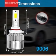 C6 2Pcs 6000K CSP 880 9005 9006 9007 Auto Car light Bulbs Super Bright LED light Bulbs