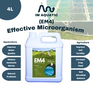 (5LITER) EM4 AKTIF Effective Microorganisms EM4 Penternakan EM Perikanan EM4 Pertanian Baja Fermenta