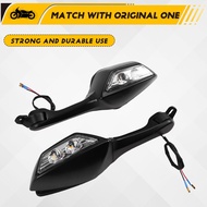 GO Auto-For YZF-R7 YZF-R9 Rearview Mirror with Turn Signal Side Mirror for YZF-R9 Motorcycle Accesso