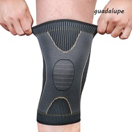 GUADALUPE Patella Protect Band, Soft Fiber Running Knee Brace, Patella Protect Strap Damping Pressur