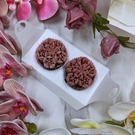 AY baker 紅麴口味玫 叢林小花 韓式裱花杯子蛋糕 cupcake