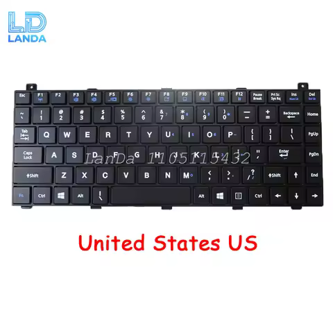 Backlit V110 Keyboard For GETAC V110G1 V110G2 V110G3 V110G4 V110G5 V110 G1 G2 G3 G4 G5 English US No
