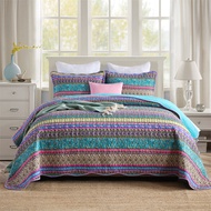 Bohemian chăn ga gối bao gồm bedsheet gối Nữ hoàng King size bedlinen được mềm Comforter mỏng chăn