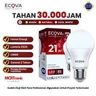 Ecova - LED Lamp A Bulb 3W 5W 7W 9W 12W 15W 18W 21W | Light Bulb | 6500K White | 4000K natural | 300