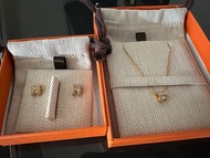 Hermes Mini Pop H earrings &amp; pendant