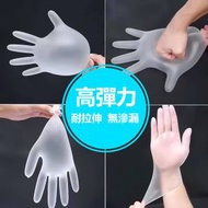 [黑色]無粉橡膠即棄手套 美容手套  一次性醫生手套  即棄橡膠手套 紋繡紋身手套  即棄手套 [50隻裝] [中碼]
