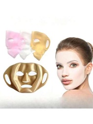 帶耳環的矽膠口罩套,3d形狀防止口罩掉落,保濕面部美容工具,可重複使用