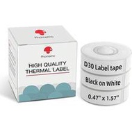Phomemo D30 Thermal Self-Adhesive Label, 12 X 40 Mm (0.47 X 1.57 Inch) 160 Labels/Roll, Phomemo D30 