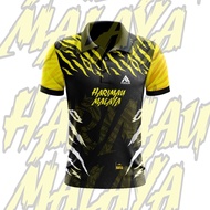 JERSEY BERKOLAR sukan HARIMAU MALAYA HITAM KUNING