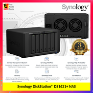 Synology DiskStation DS1621+ (AMD Ryzen V1500B/2.2GHz/4GB/3Y) NAS