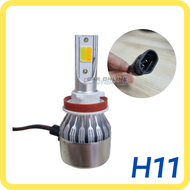 [2PCS in 1] Z8 Tricolor LED Car Headlight Leader 50W // 36W H1 H3 H4 H7 H8/H9/H11 9005 9006 (Switch 