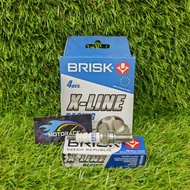 BRISK RACING X LINE SPARK PLUG AOR12-X8 AOR10-X9 Y15ZR LC135 RS150