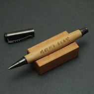 手寫語錄-檜木 / 德國SCHMIDT拔蓋式鋼珠筆 / 精誠所至