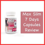 Max Slim 7 Days Diet Slimming Capsule pills JP Natural  Supplements Fat Burner Weight loss  Capsule