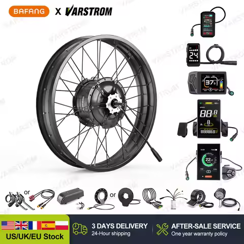 Bafang Wheel Fat Tire Hub Motor 48V 1000W 4.0" 26in 20 Rear Disc Brake Driver Conversion Kit 8fun El