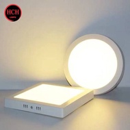 HCH Lampu Surface Downlight 12W/18W/24W Square Downlight Round Downlight Lampu Siling Rumah (SDL-WF)