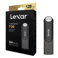 Lexar P30ความเร็วสูง128GB ความจุมาก Solid-State 3.2แฟลชไดร์ฟ USB512GB 450MB/S แฟลชไดร์ฟ S