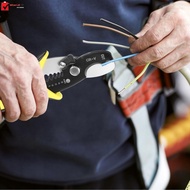 7inch Wire Stripper 10-22 AWG with Safety Lock Multifunctional Wire Stripping Tool with 7inch 2 in 1