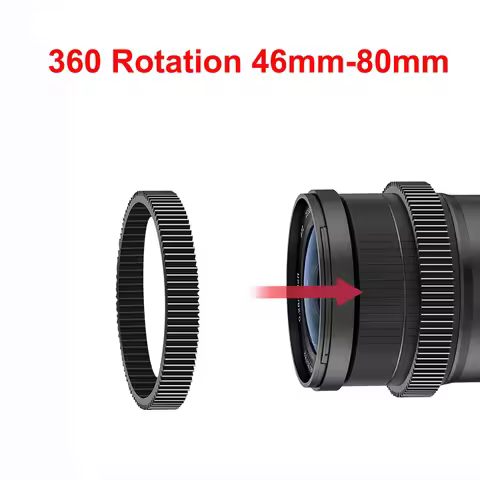 Seamless Focus Gear Ring 360 Rotation Follow Focus Ring 46mm-80mm For SLR DSLR Camera Accessories fo