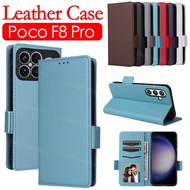 For PocoF8Pro Flip Leather Phone Case For Xiaomi Poco F8 Pro ULtra F8Pro F8Ultra F 8 PocoF8Pro PocoF