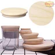 CEYOU Mason Jar Lid Wooden Bottle Sealing Caps Compatible Canning Storage