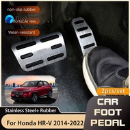 flightcar Car Gas Accelerator Brake Non-Slip Pedals Cover Pad Accessories For Honda HRV HR-V Vezel 2