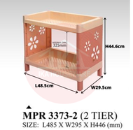 LAVA Multipurpose Rack | Multipurpose Storage Rack | Multi-functional Rack / Kabinet (2 tier / 3 tie
