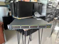 Switch Cisco 2960 48 port PoE 370W สวิทมือสองพร้อมใช้งาน