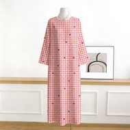 Kaftan Kejururawatan, Farhah, Saiz Bebas, Zip Halimunan Ready Stock Not See-Through Premium Korean C