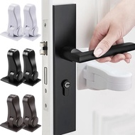 New Door Handle Safety Lock Children Kids Security Protection Anti-Open Handle Locks For Furniture Cabinet Baby Doors Lever Lock