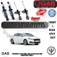 PEUGEOT 508 (W23) 1.6 / 2.0 (FRONT 2PCS REAR 2PCS 1SET 4PCS) 100% ORIGINAL GAB SUPER GAS SHOCK ABSORBER