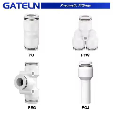 High quality Pneumatic Air Hose Fittings High Pressure Fitting Pipe Connector PEG PYW PG PGJ Differe