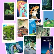 Set of 200 Ghibli stickers mixed with many movies - Square and rectangular Ghibli anime stickers in 