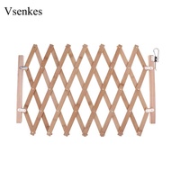 [Vsenkes] Wooden Expansion Gate Pet Dog Gate Fence for Doorway, Kitchen, Porch, Hallway