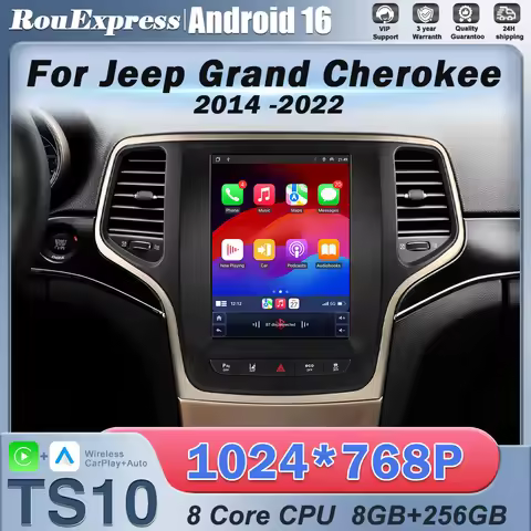 Android Carplay For Jeep Grand Cherokee 2014 - 2017 Car DVD Radio Samochodowe Bluetooth carplay GPS