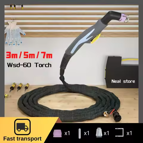 Air Plasma Torch SG55 WSD60 Welding Plasma Cutter Cutting Torch Gun with Burner Holder Pilot Arc Com