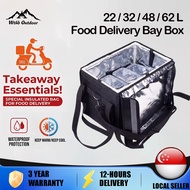 22L/32L/48L/62L Insulated Food Delivery Bag Box Waterproof Hot/Cold Storage Thermal Bag