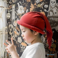 Halloween Dwarf Costume Hats Gnome Slouchy Cap Beanies Funny Fairy Tale Headwear Accessories