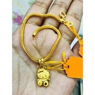Gelang Tangan Pandora Padu Dewasa Emas 916