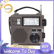 【ROJpz7IBZ】TECSUN GR-88P Digital Radio Receiver Emergency Light Radio Dynamo Radio with Built-in Speaker Manual Hand Power